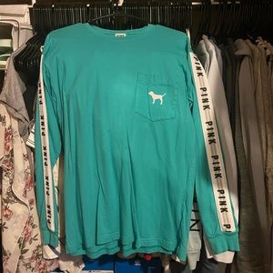 VS PINK OVER SIZE CREW TOP